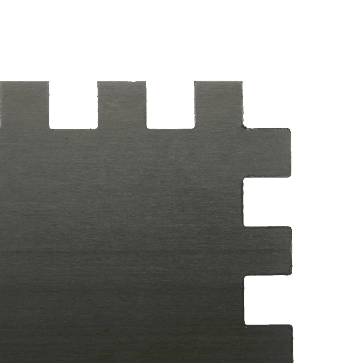 HaWe Glßttekelle mit Zahnung - Zahntraufel 6 x 6 mm