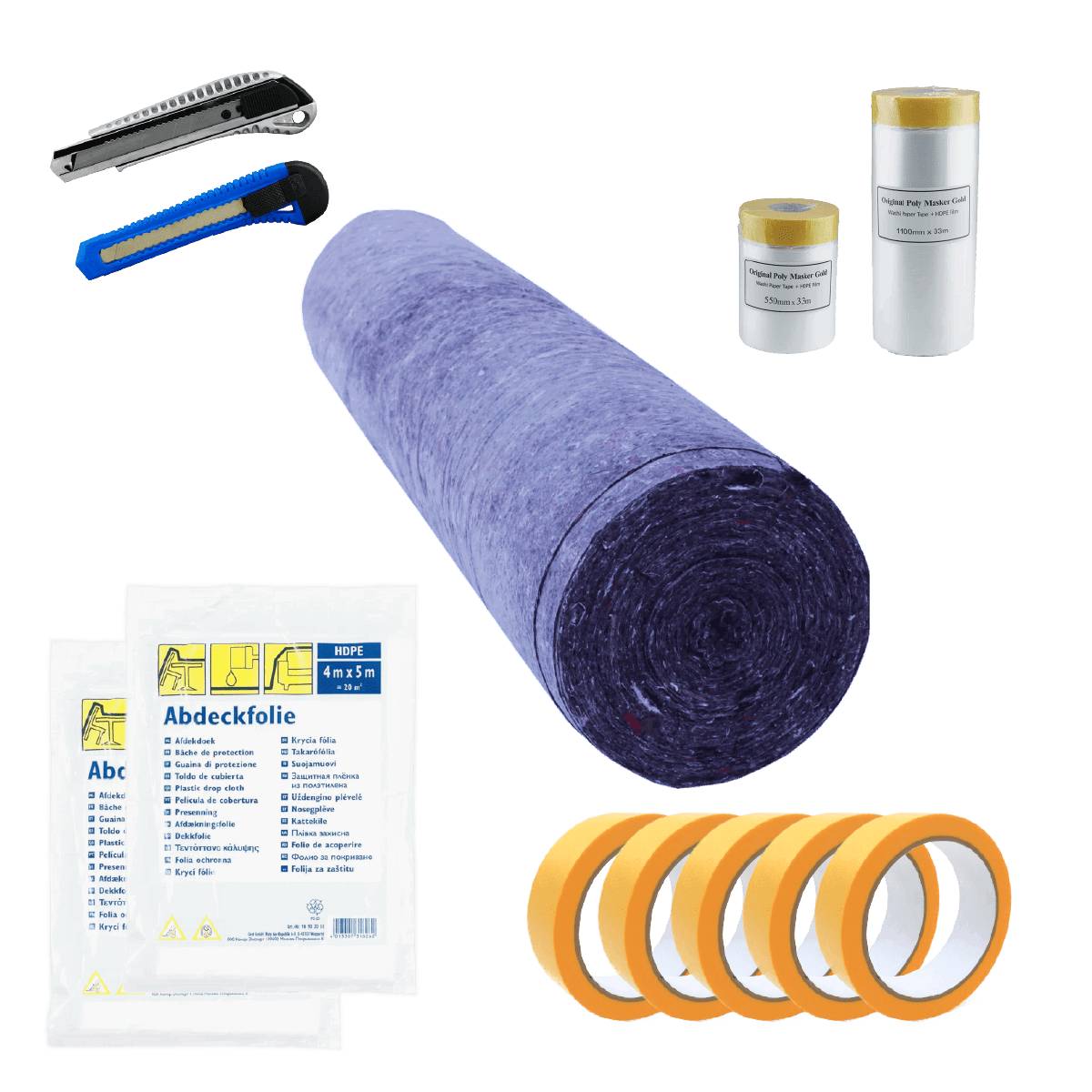 Zimmer-Set: Abdecken & Abkleben