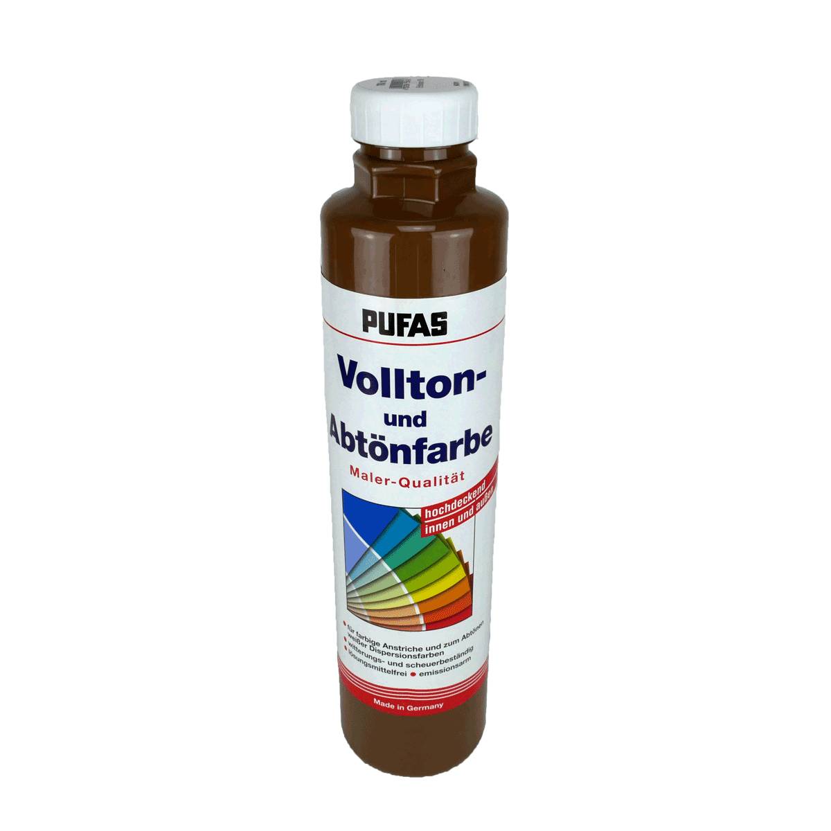 PUFAS Vollton- und Abtönfarbe 750 ml 554 erdbraun