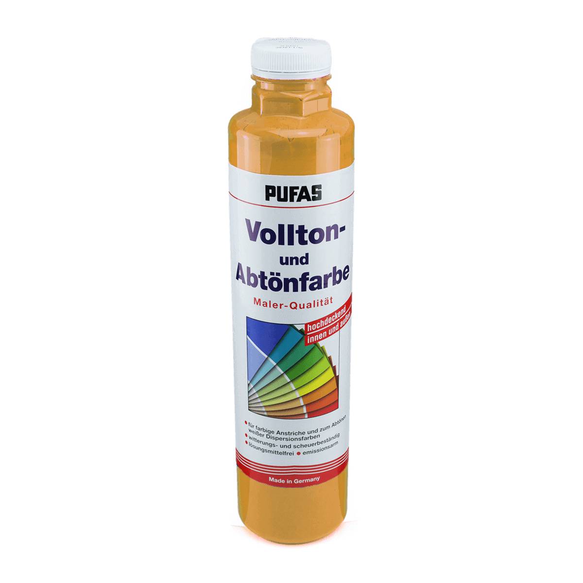 PUFAS Vollton- und Abtönfarbe 750 ml 519 mandarin