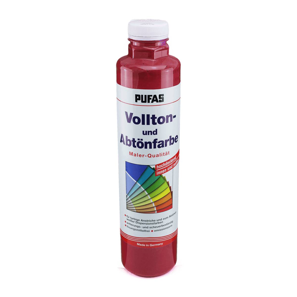 PUFAS Vollton- und Abtönfarbe 750 ml 516 weinrot