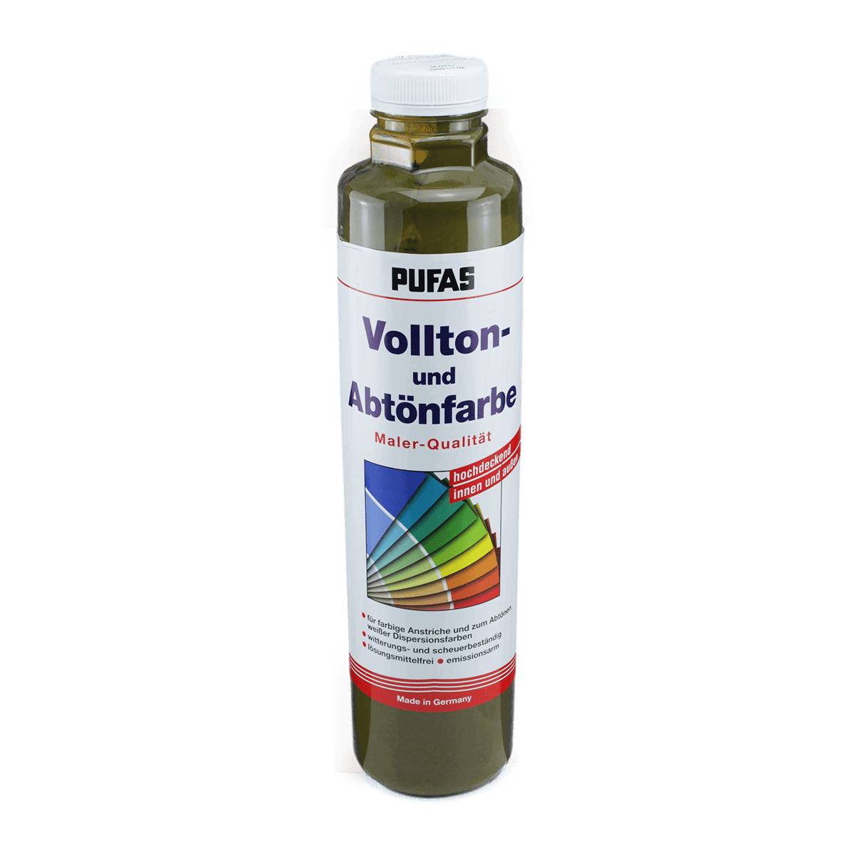 PUFAS Vollton- und Abtönfarbe 750 ml 508 umbra Grünlich