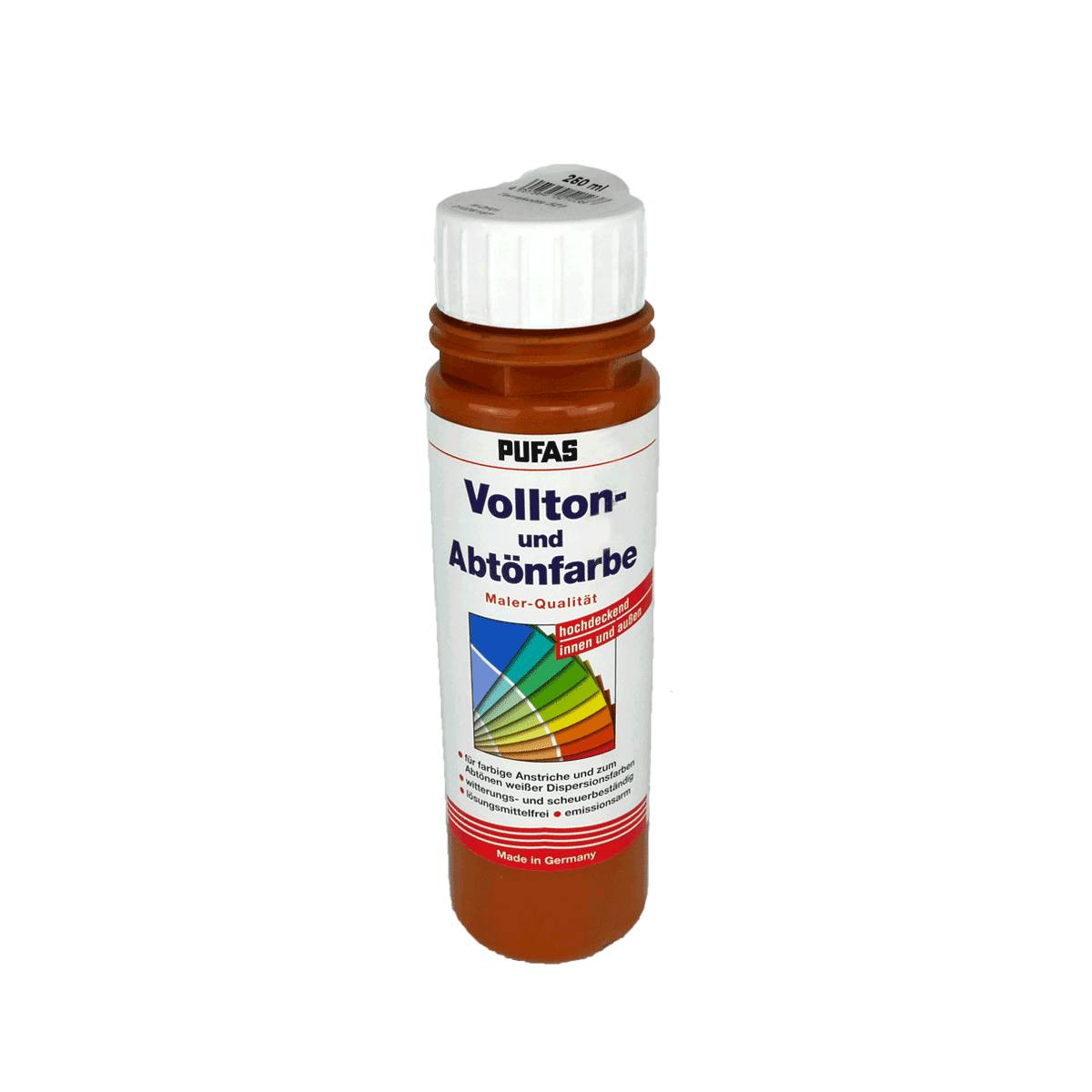 PUFAS Vollton- und Abtönfarbe 250 ml 521 terrakotta
