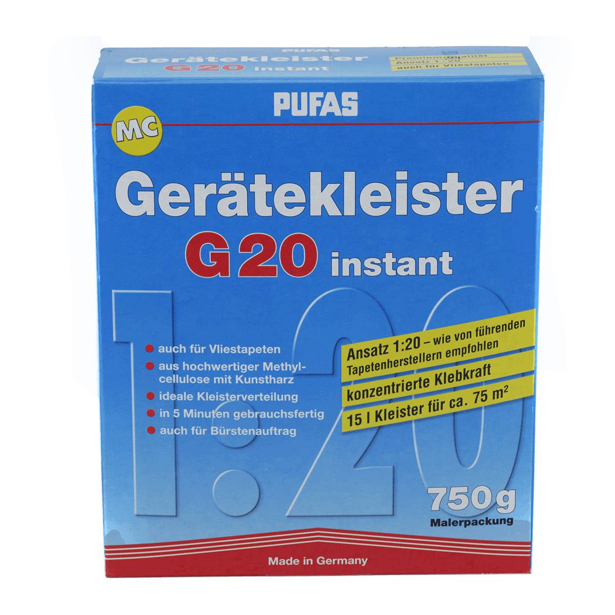 PUFAS MC gerätekleister G 20 - instant 0,75 kg
