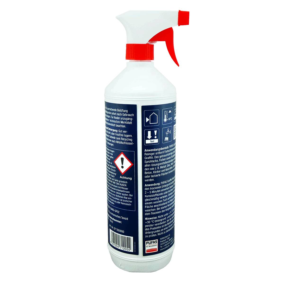 PUFAS Graffiti Reiniger R100 Spezialreinigungsmittel