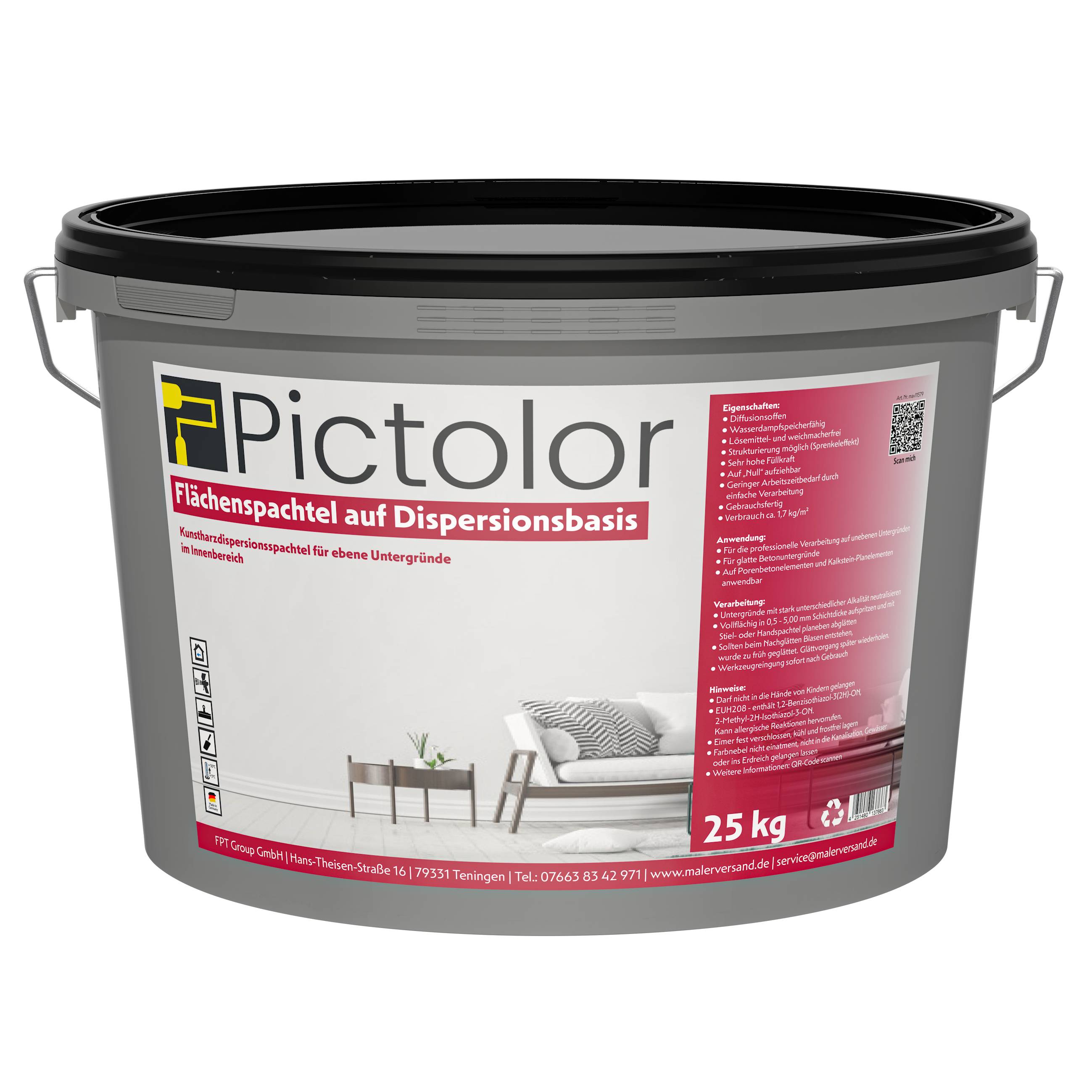 Pictolor@ Dispersionsspachtel 25 kg