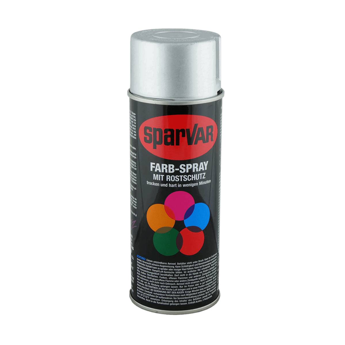 Sparvar Farb-Spray mit Rostschutz RAL 9006 - Weißaluminium