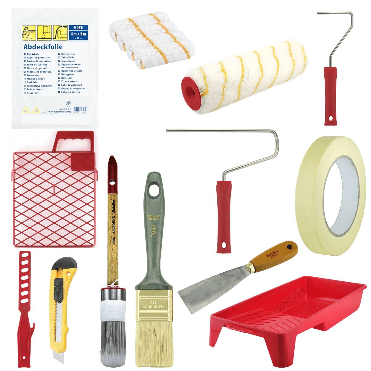 Maler-Set 16-teilig Komplettset