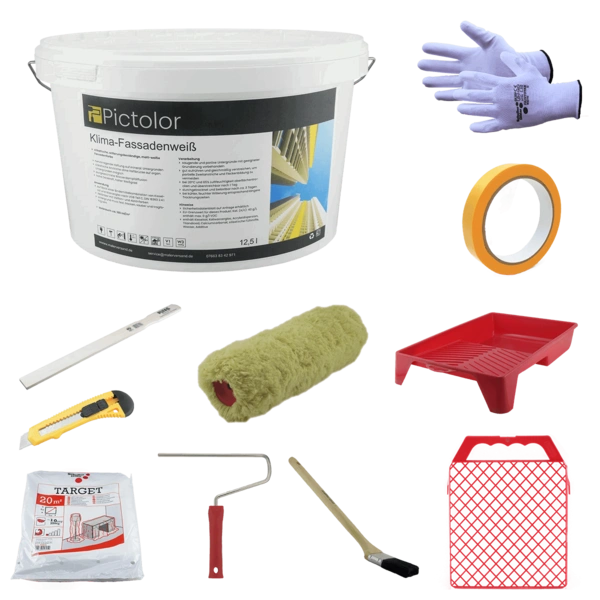 Malerversand Fassadenanstrich-Starter-Set Malerversand Fassadenanstrich-Starter-Set