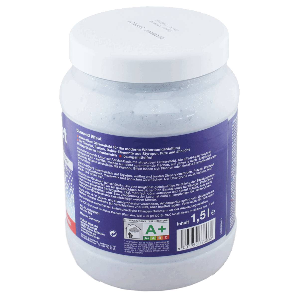 PUFAS Glitzer-Effekt Effektlasur