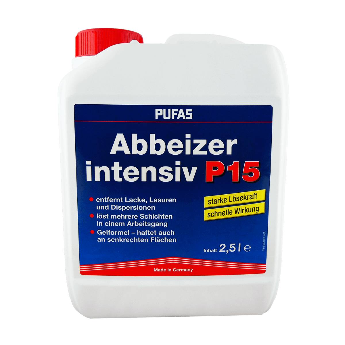 PUFAS Abbeizer P15 intensiv 2,5 Liter