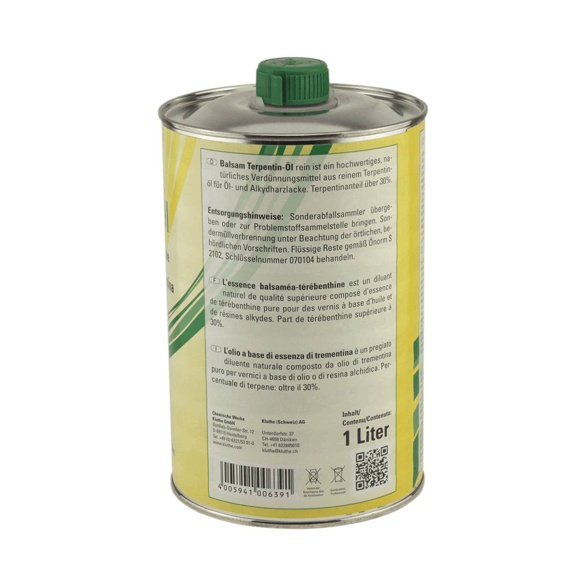 Kluthe Balsam Terpentin-ßl ßl- & Alkydharzlackverdünner