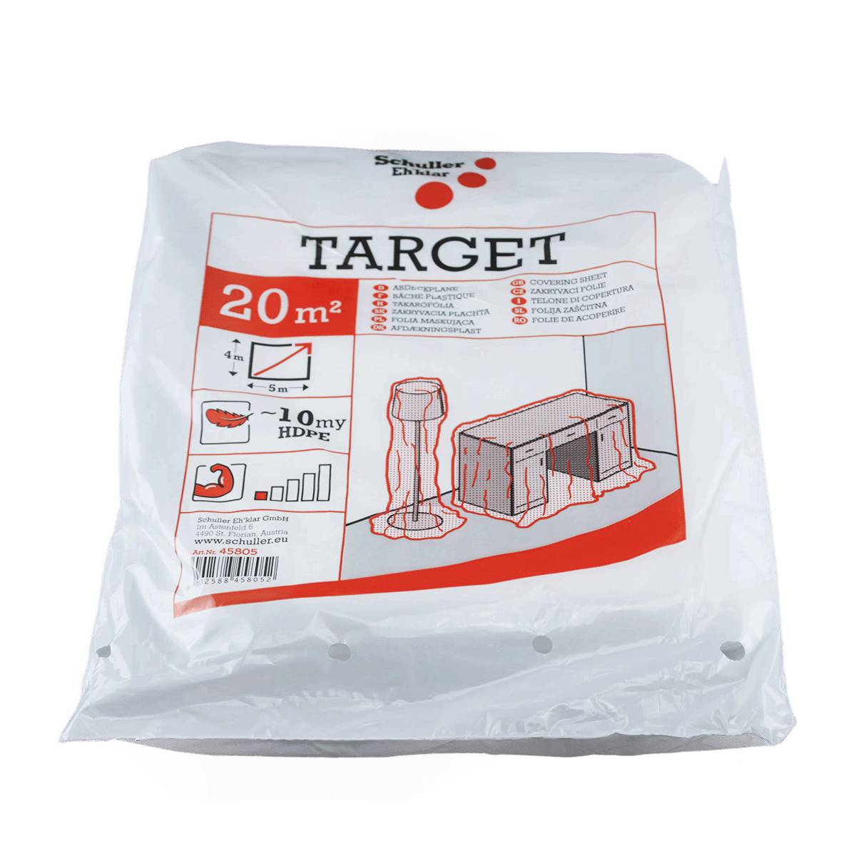 Schuller HDPE TARGET S10 4x5 Abdeckplane