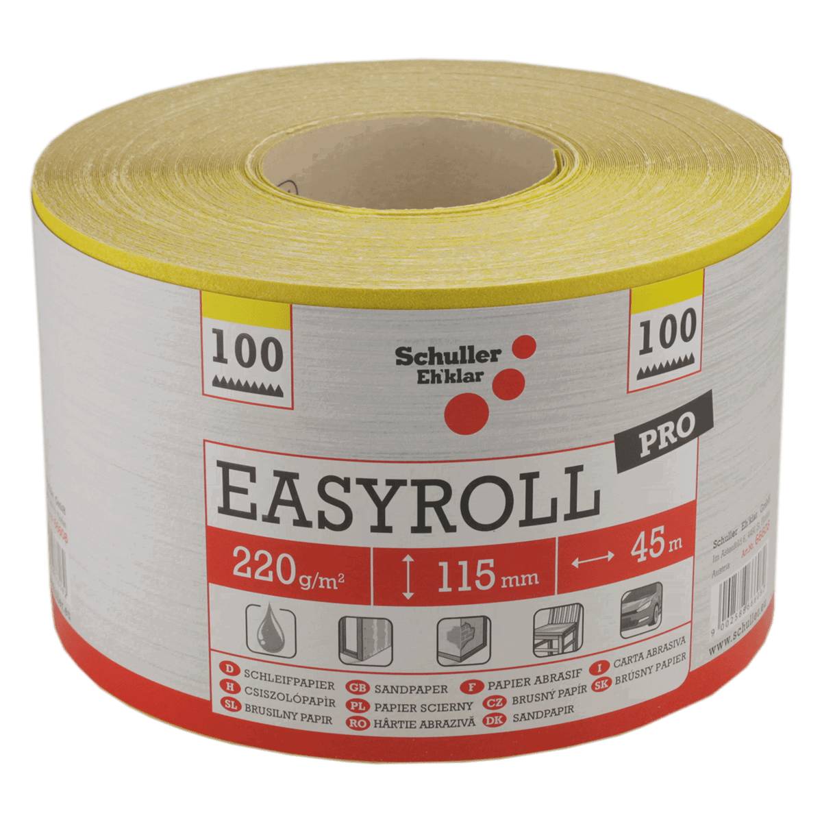 Schuller EASYROLL PRO XL Bandschleifpapier 100