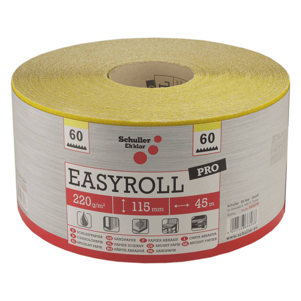 Schuller EASYROLL PRO XL Bandschleifpapier 60
