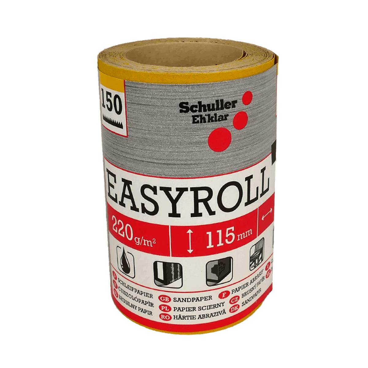 Schuller EASYROLL PRO Bandschleifpapier 150