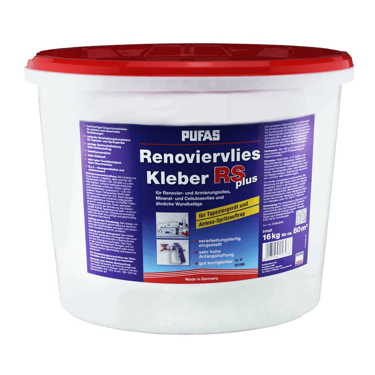 PUFAS Renoviervlies-Kleber RS plus