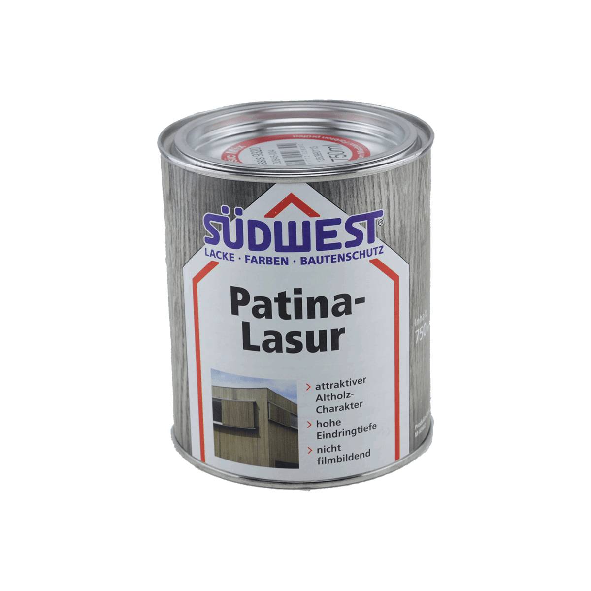 SÜDWEST Patina-Lasur Effekt-Holzlasur 0,75 Liter Gold