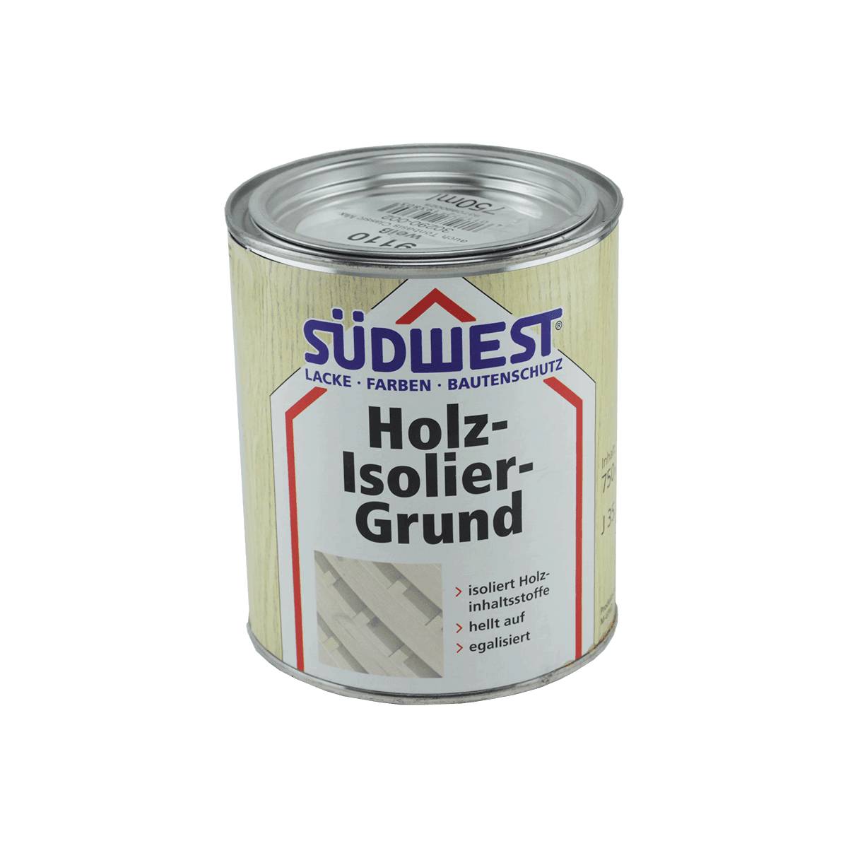 SÜDWEST Holz-Isolier-Grund Holzschutzgrundierung 0,75 Liter Kiefer