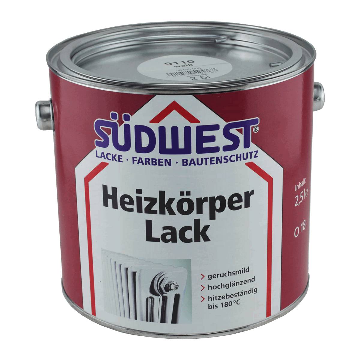 SÜDWEST Heizkörperlack 2,5 Liter