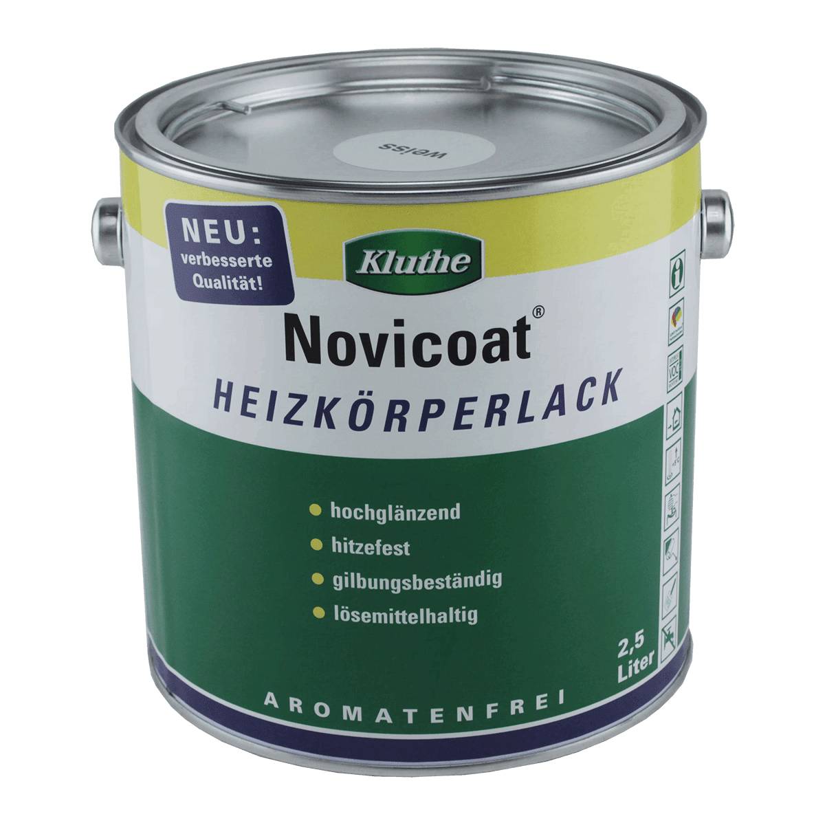 Kluthe Novicoat@ Heizkörperlack hochglänzend 2,5 Liter