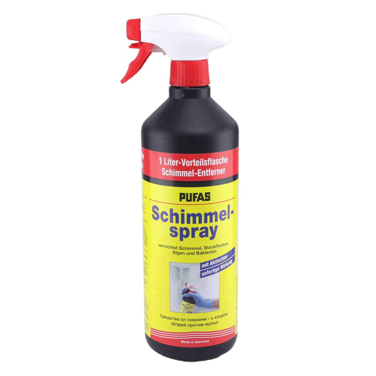 PUFAS Schimmel-Spray Schimmelentferner 1 Liter