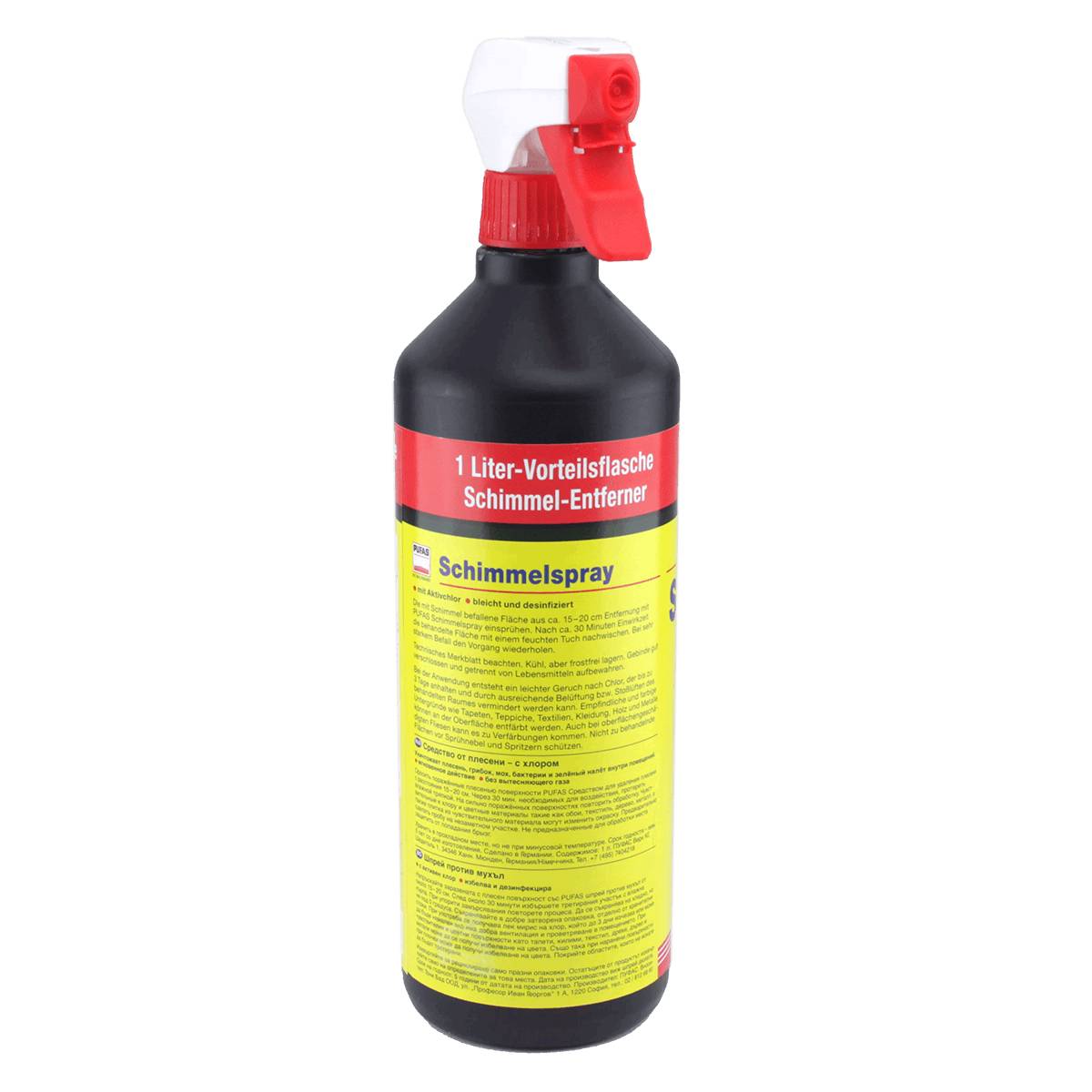 PUFAS Schimmel-Spray Schimmelentferner 1 Liter