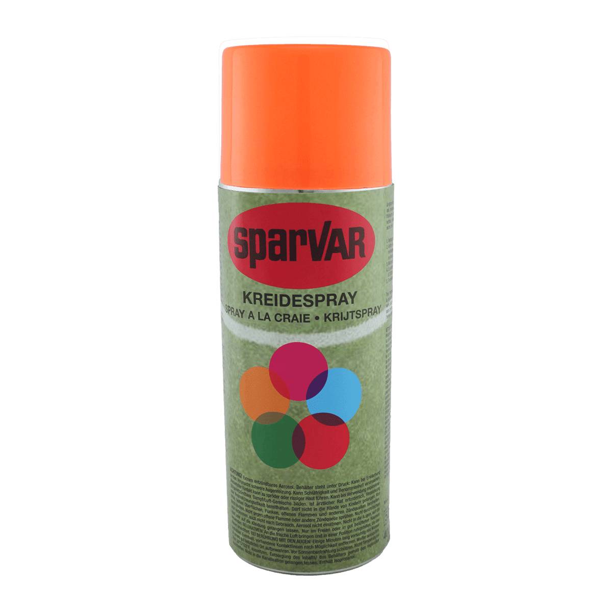 Sparvar Markierspray Kreidespray Leuchtfarben Leuchtorange