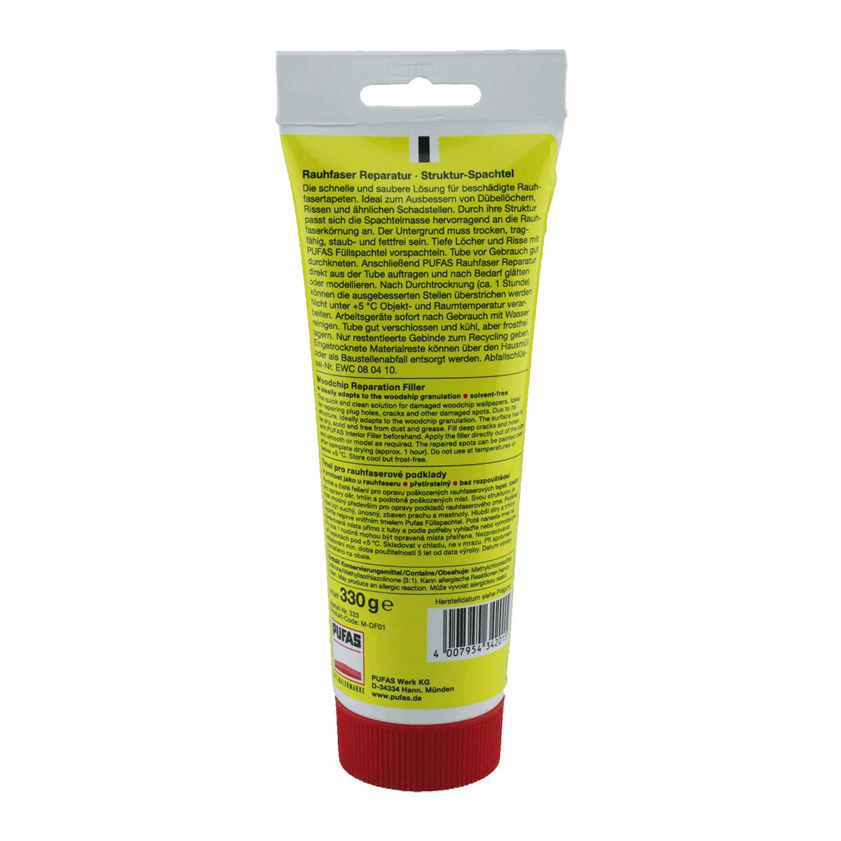 PUFAS Rauhfaser Reparatur Struktur-Spachtel Kunstharzspachtelmasse