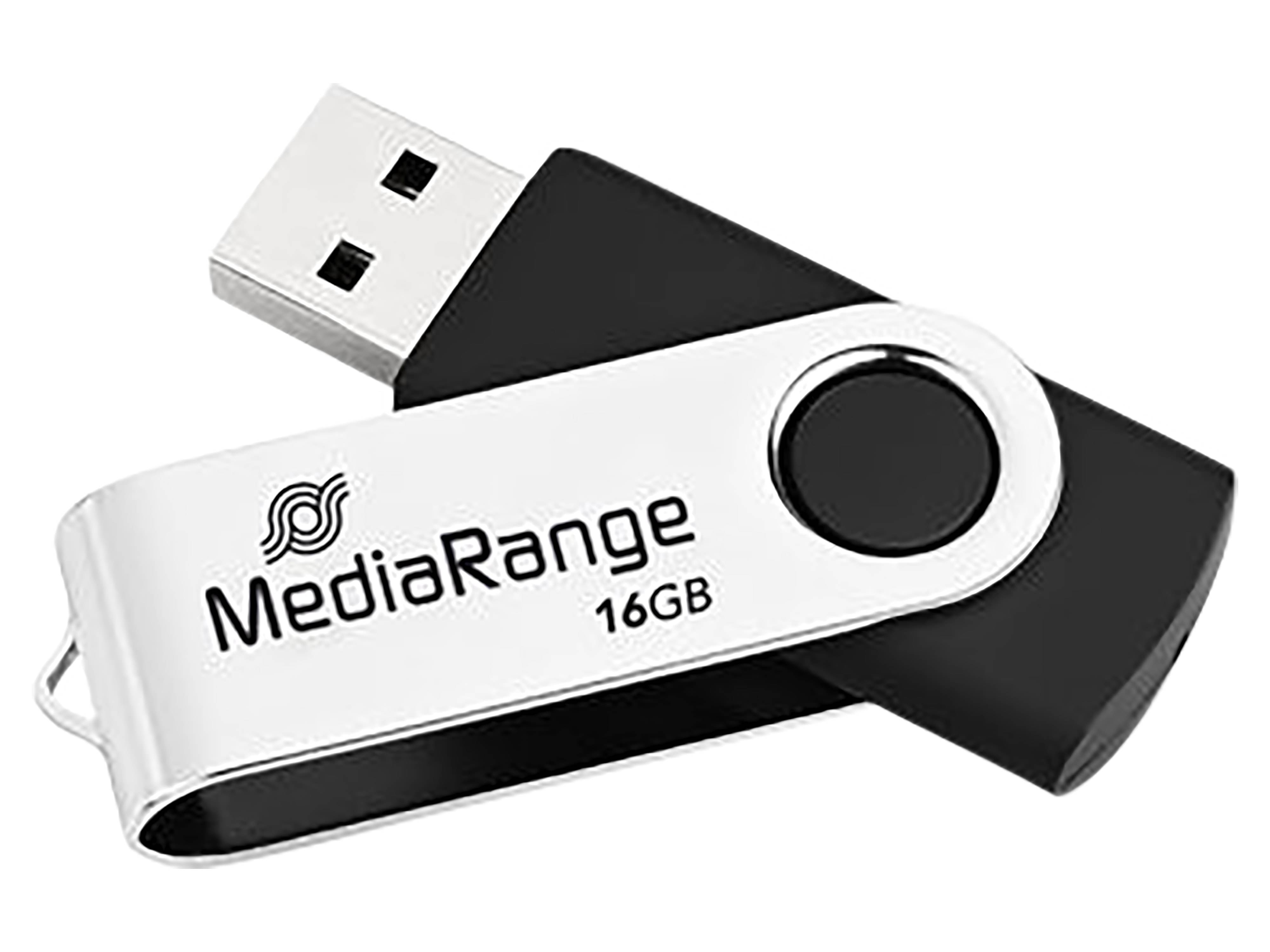 MEDIARANGE USB-Stick MR910-3 USB 2.0, 16GB 3er Pack