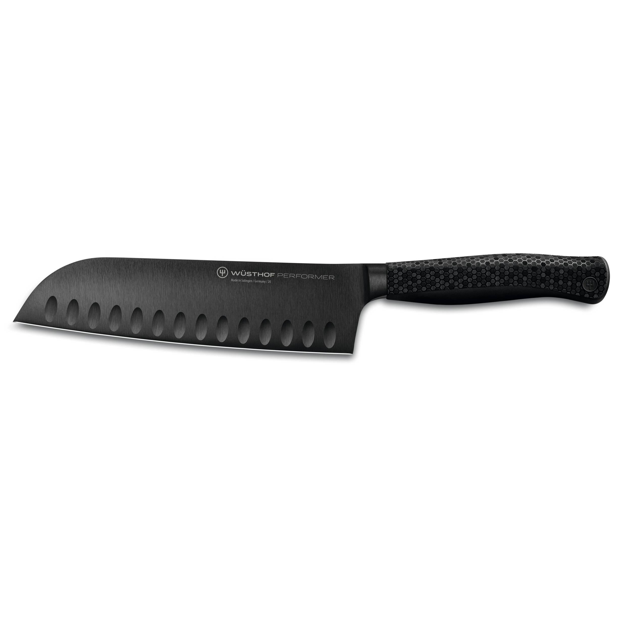 Wüsthof Performer Santoku 17 cm | mit Kullenschliff