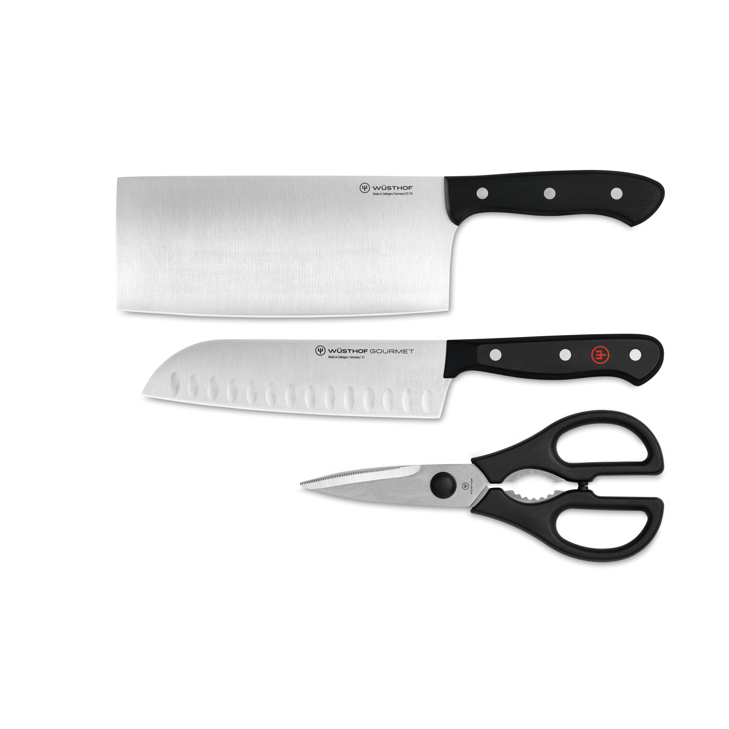 Wüsthof Gourmet Küchenset mit 3 Artikeln