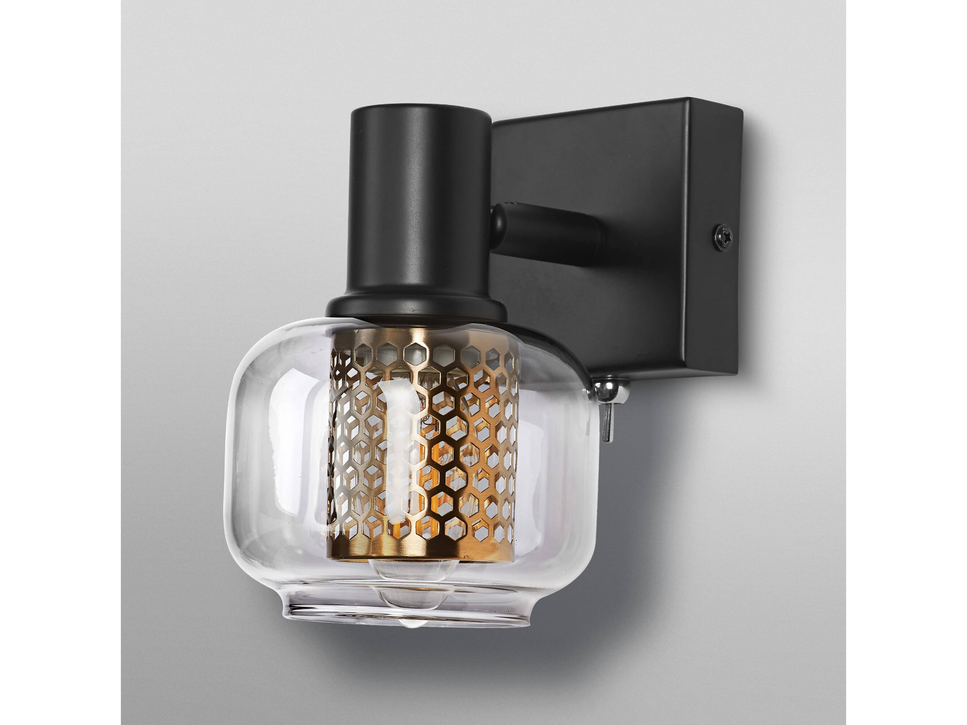 OSRAM Deckenanbau-Leuchte, E14, 2,8 W, 2700 K, 250 lm, IP20, goldenes Wabengitter, dimmbar