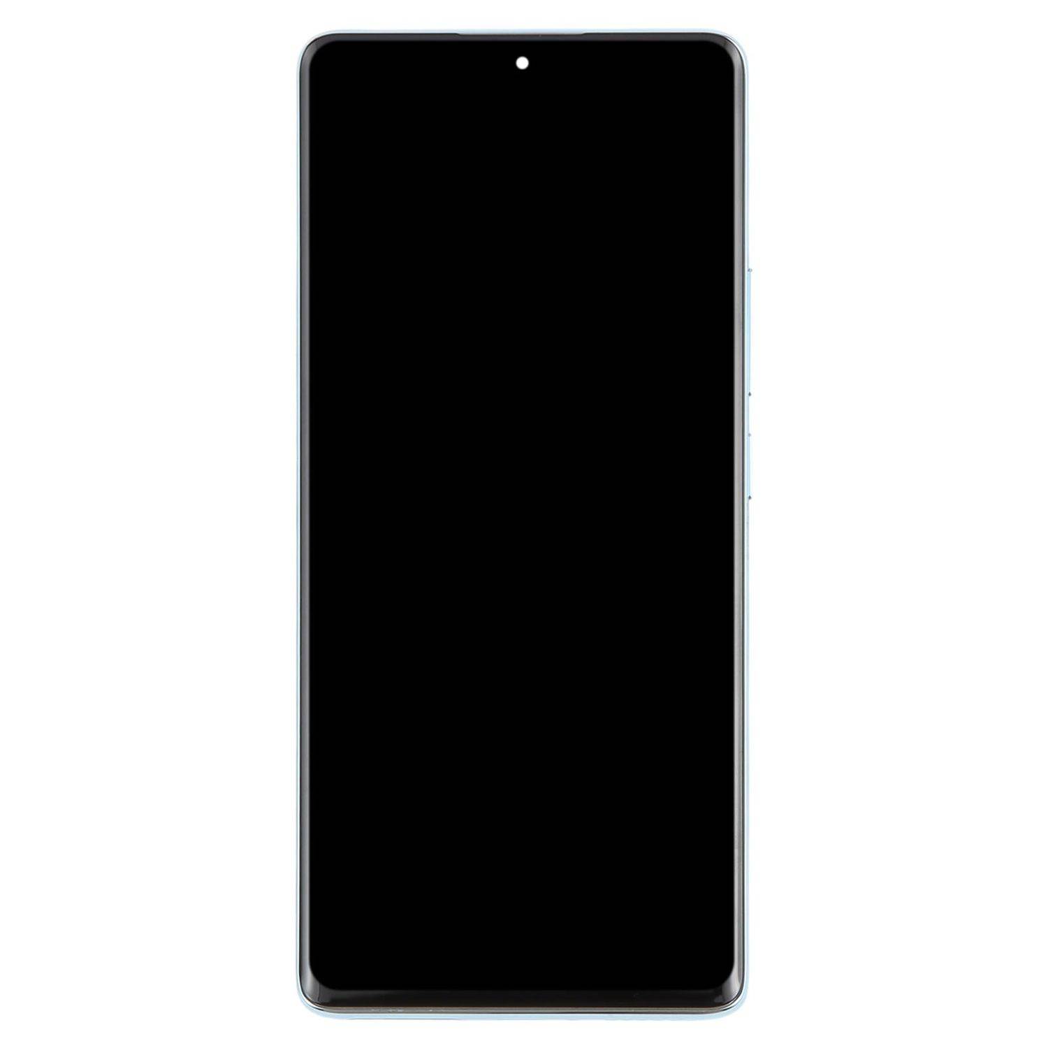 Für Xiaomi Redmi Note 14 Pro 4G AMOLED LCD Display mit Rahmen Ersatzteil Blau