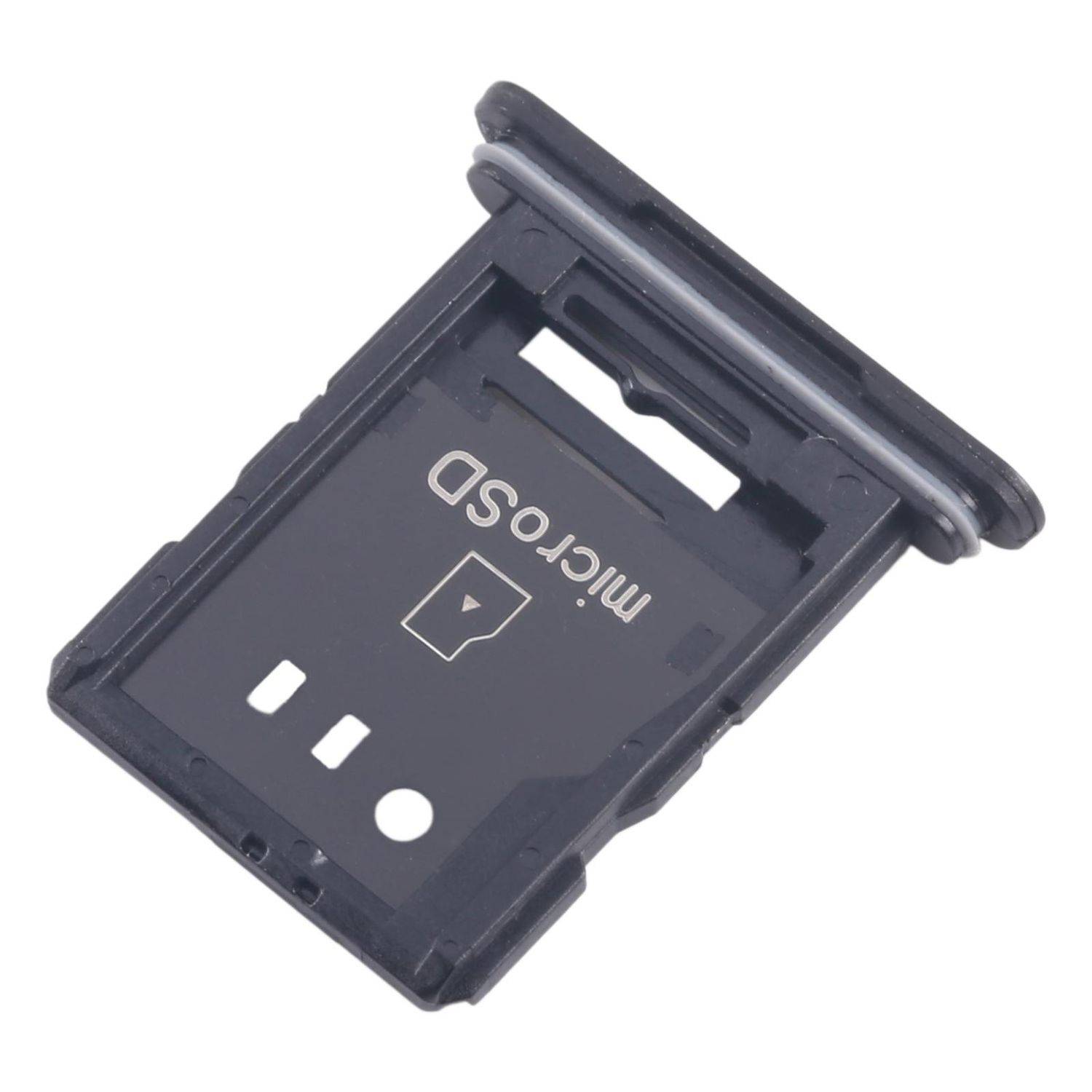 Für Sony Xperia 10 VI SIM + Micro SD Kartenhalter Card Tray Ersatzteil Schwarz