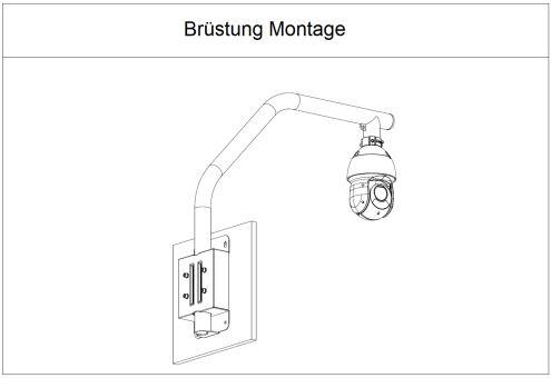 Dahua - PFB303S - Zubehör - Halterung, - Halterung für Brüstung