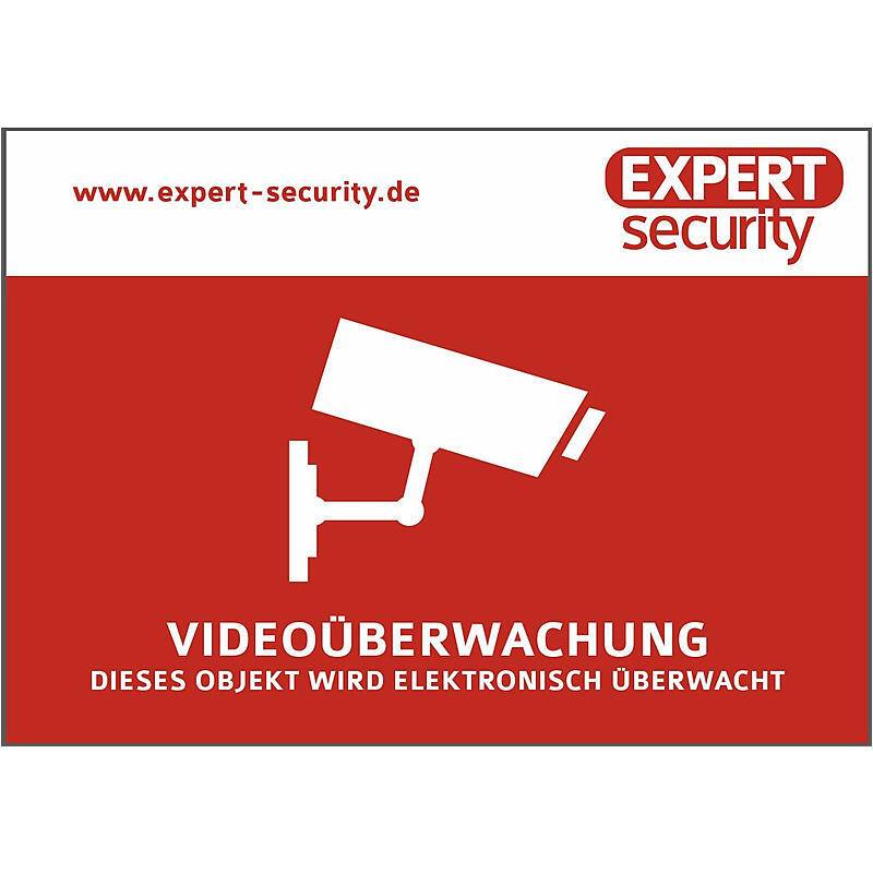 Video Aufkleber 74x105mm - "Videoüberwachung", Aufkleber, Zubehörartikel | Einsatzgebiet:Außenbereich, EDV-Bereiche, Se