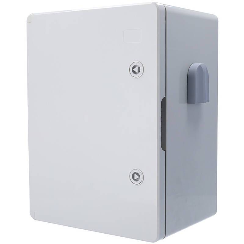 Anschlusskasten IP65 Polyester DIN-Rail, 22cm tief, Outdoor Anschlusskasten mit verstellbarer DIN-Schiene | Ideal für K