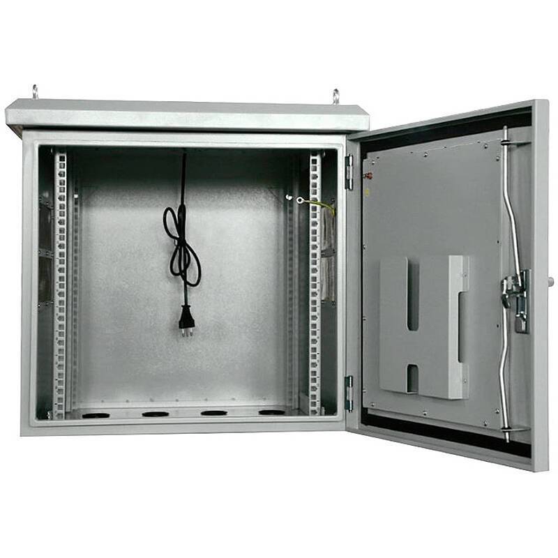 Rack-Schrank 19 Zoll 9U Anschlusskasten IP65, 45cm, Robuster 19" Rackschrankfür professionelle Installationen. | Schutz