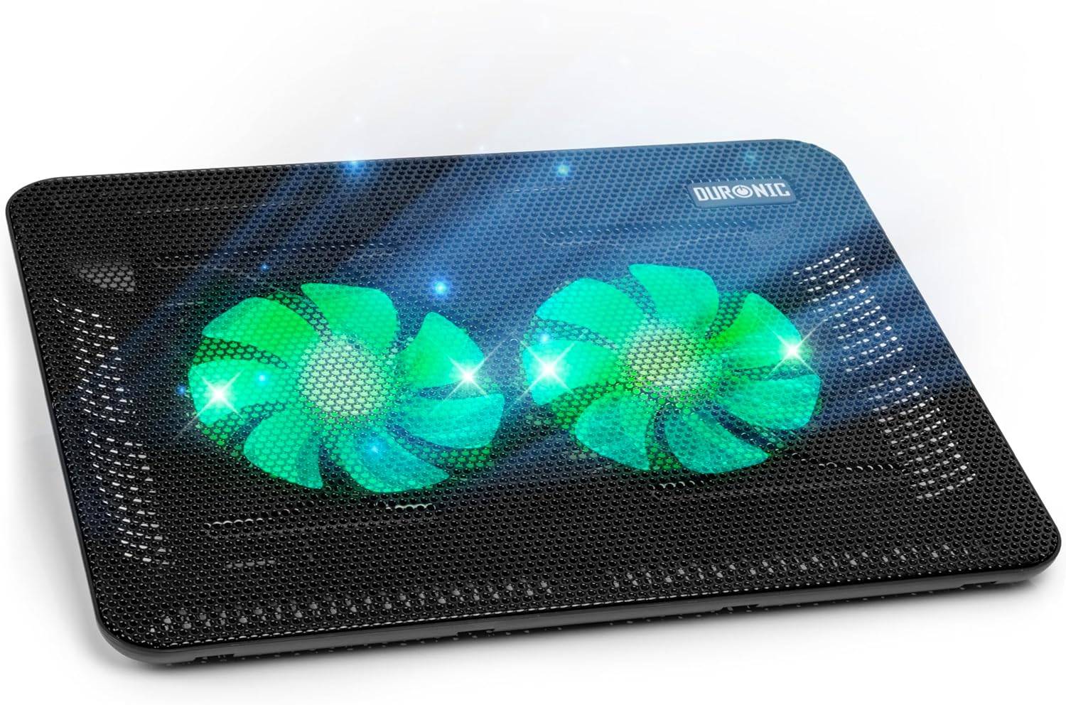 Duronic LC2 Laptop Kühler, Gaming Notebook Kühlmatte, Laptopständer