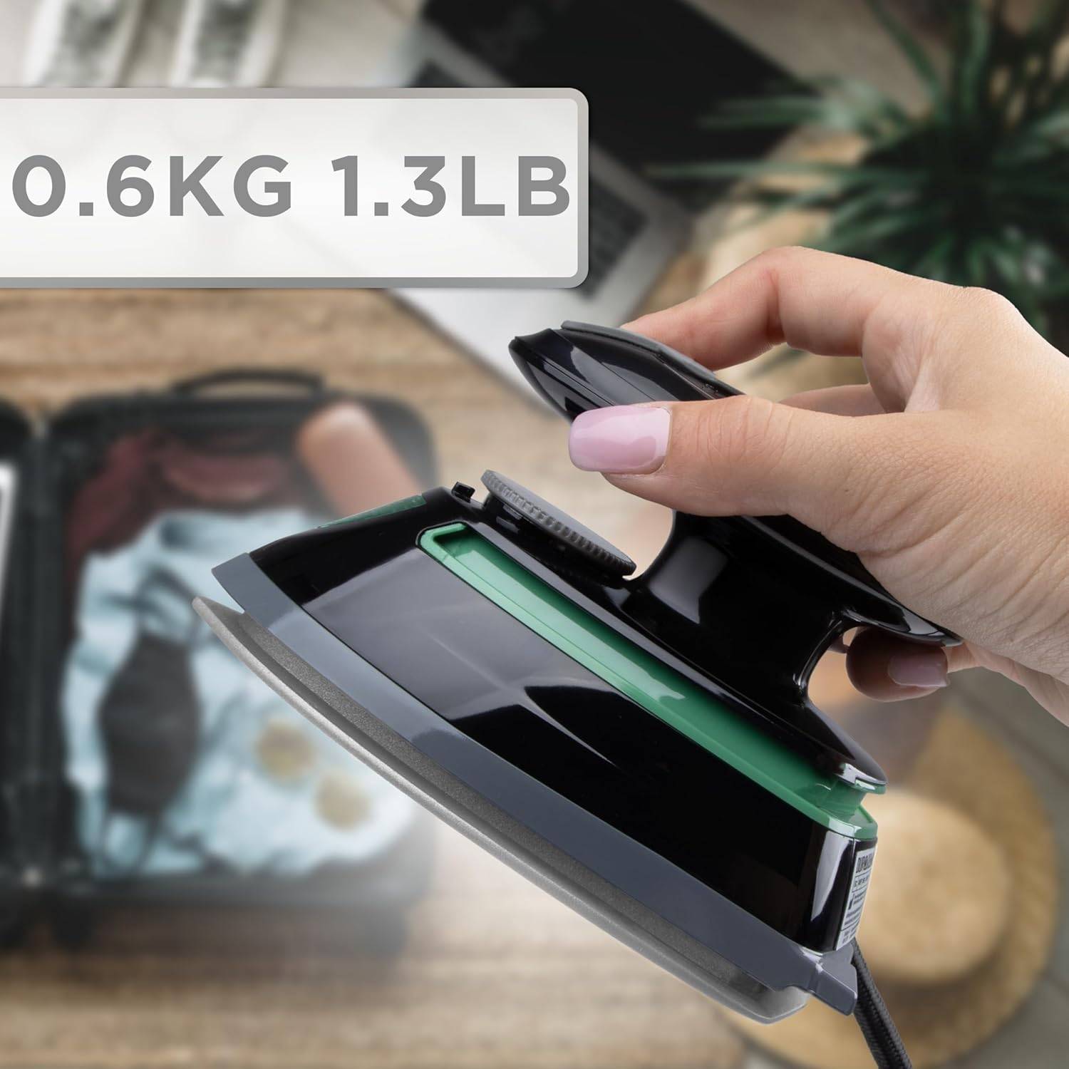 Duronic SI4 BG Mini Reisebügeleisen Dampfbügeleisen Handbügeleisen