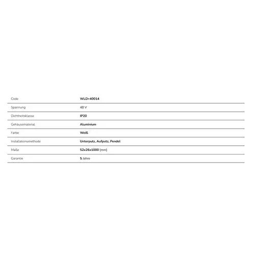 Spectrum LED SYSTEM Shift 48V Schienensystem Stromschiene 100 cm Aufbau 1m Einbau IP20 weiß Spectrum LED SYSTEM Shift 48V Schienensystem Stromschiene 100 cm Aufbau 1m Einbau IP20 weiß