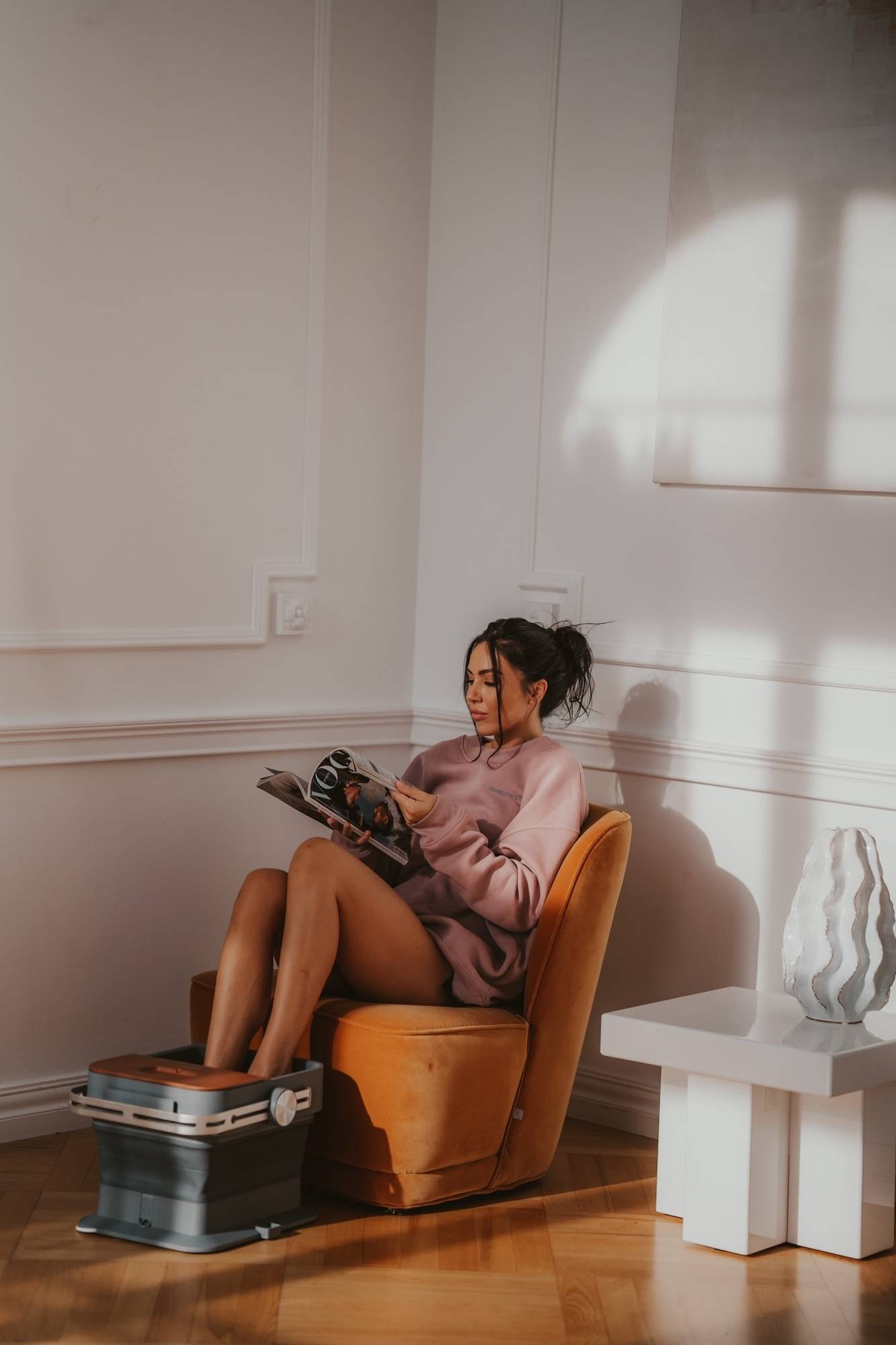 MEDIVON Aqua Pro Wasser Fußmassagegerät tragbar