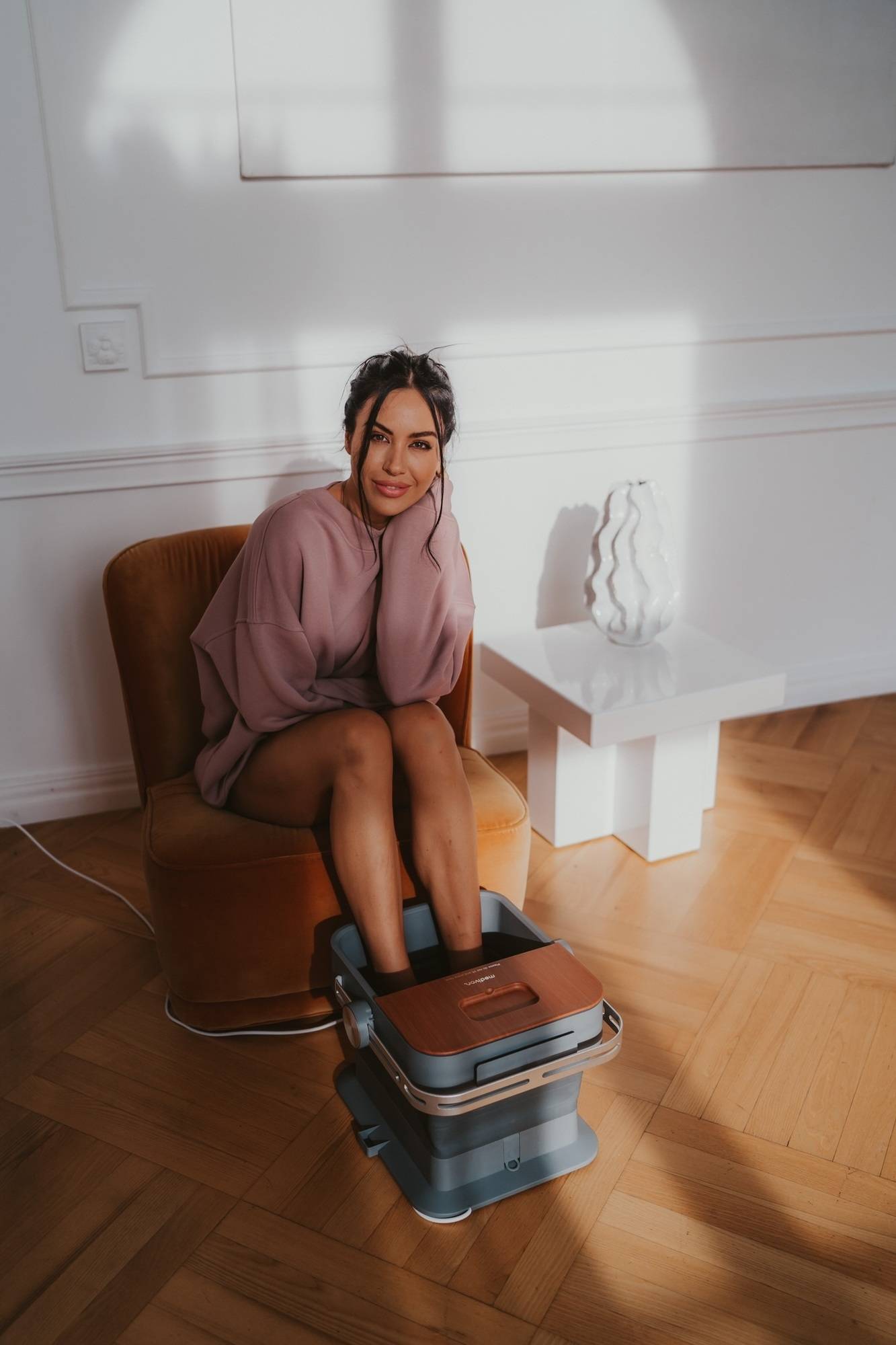 MEDIVON Aqua Pro Wasser Fußmassagegerät tragbar