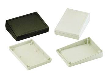 TASTATUR-GEHÄUSE - GRAU 189 x 134 x 32/55 mm