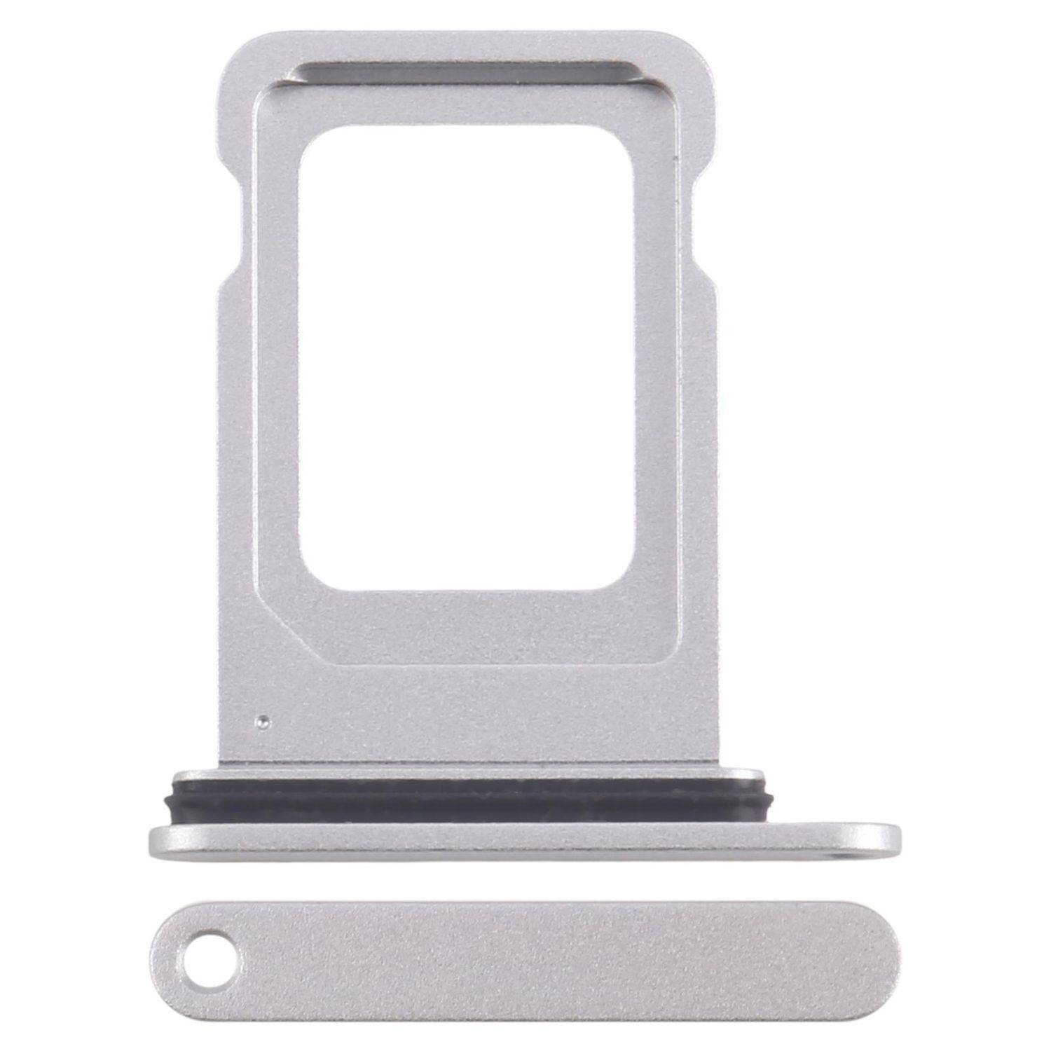 Für Apple iPhone 16e SIM Kartenhalter Card Tray Reparatur Ersatzteil Silber