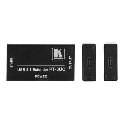 KRAMER PT-3UC - Aktiver USB-C Extender (4K@60Hz | USB3.2 SuperSpeed 10Gbps | DisplayPort Alt-Mode)