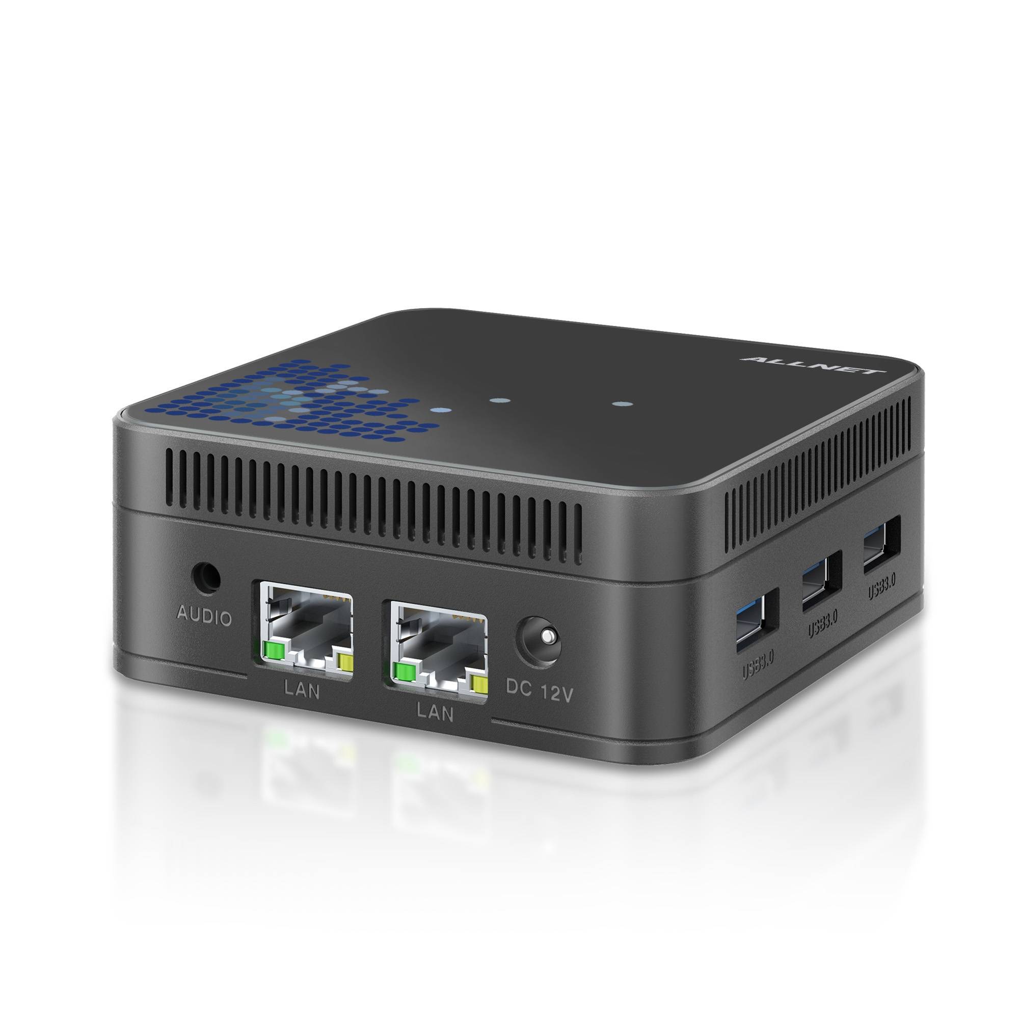 ALLNET Mini PC Tiny-N100, Windows 11 Pro, 12GB Ram, 512GB SSD, Wifi 6, 3x USB 3.0
