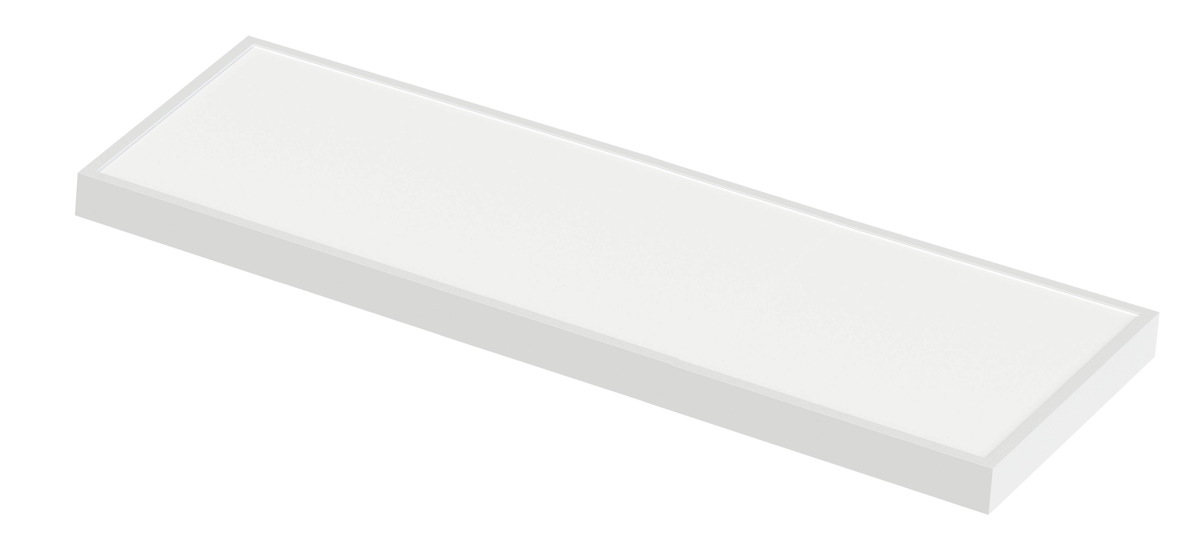 DOTLUX LED-Aufbauleuchte PANELbig-ugr 295x1195mm 34W COLORselect mit 4poligem Stecker für HCL inkl. Netzteil