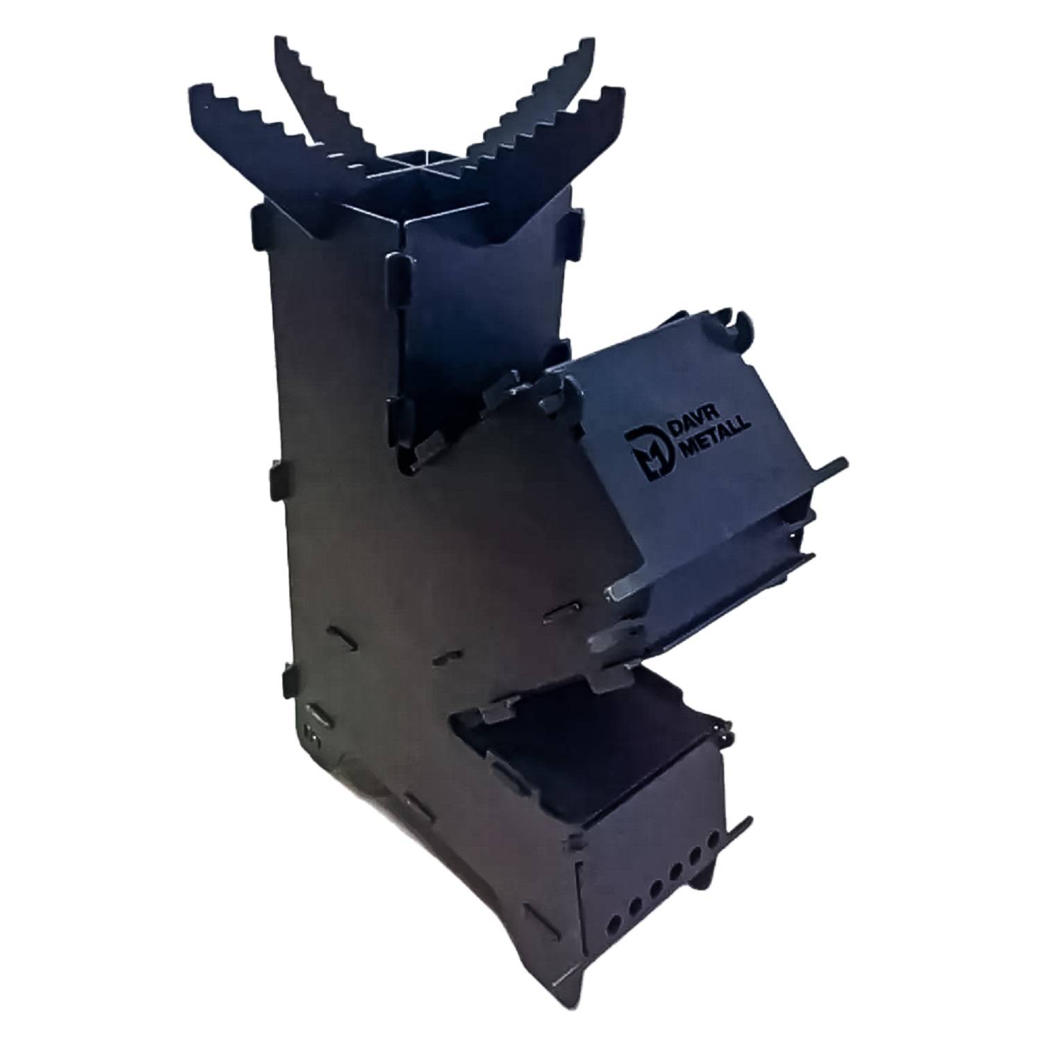 Raketenofen 50 cm Holzofen aus 2 mm Stahl